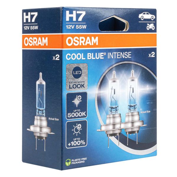 Halogénová žiarovka Osram H7 12V 55W PX26d Cool Blue Cool Blue NEXT GEN 2 ks