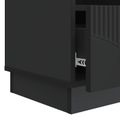 vidaXL TV skrinka Čierna 102 x 34,5 x 47 cm Kompozitné drevo