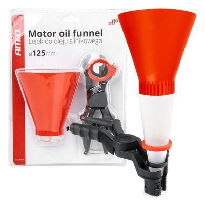 Lievik na olej s držiakom 125mm AMiO-03278