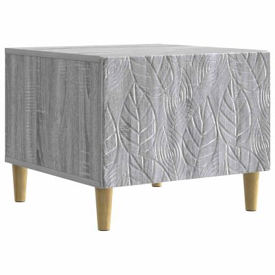 vidaXL Konferenčný stolík Sivý Sonoma 50 x 49 x 40 cm Kompozitné drevo