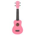 vidaXL Sopránové ukulele s taškou pre deti ružové 23"