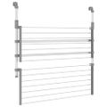 vidaXL Sušiaci stojan na balkón 89x25x(60-95) cm hliník