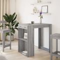 vidaXL Barový stôl sivý sonoma 102x70x103,5 cm kompozitné drevo