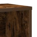 vidaXL Knižnica dymový dub 60x24x101,5 cm kompozitné drevo