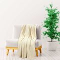 vidaXL Deka krémová 130x170 cm polyester