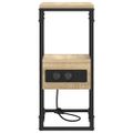 vidaXL Nočný stolík Sonoma dub 41,5 x 26 x 60,5 cm Kompozitné drevo