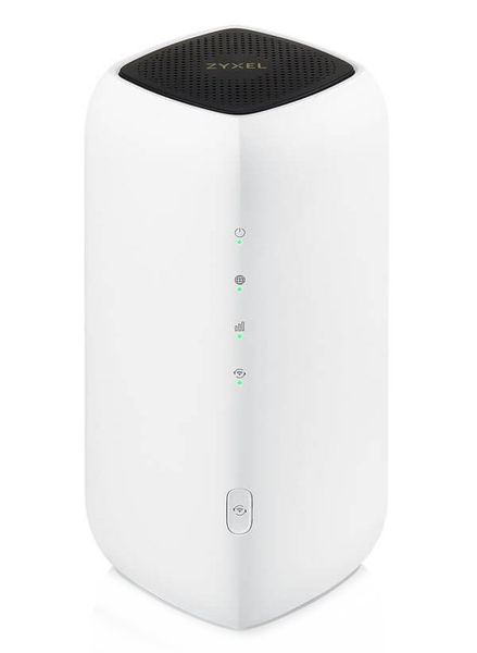 ZYXEL FWA505 Indoor Router, 1Y Nebula Pro Router, Wi-Fi, 5G/4G/LTE, 802.11a/b/g/n/ac/ax, 1× LAN/WAN, 1× LAN, 2,4GHz, 5GHz, 1× USB 2.0, bílo-černý, NebulaFlex Pro licence n