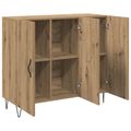 vidaXL Servírovacia skriňa Remeselný dub 90 x 32,5 x 80 cm