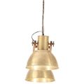 vidaXL Industriálna závesná lampa 25 W mosadzná 109 cm E27