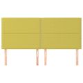 vidaXL Čelo postele zelené 160x5x118/128 cm látkové