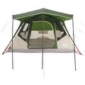 vidaXL Rodinný stan Zelená 305 x 275 x 190 cm Polyester a oceľ