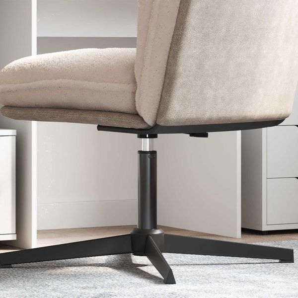 vidaXL Plynový valec kancelárskej stoličky Čierna 307-447 mm Železo