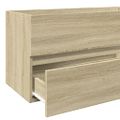 vidaXL Skrinka pod umývadlo, dub sonoma 90x38,5x45cm, kompozitné drevo