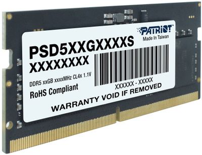 PATRIOT Signature Line 24GB DDR5 5600MT/s / SO-DIMM / CL46 / 1,1V