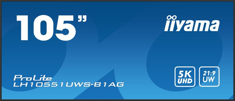 105'' iiyama LH10551UWS-B1AG: IPS, 5K, USB-C, 24/7