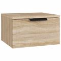vidaXL Nástenné nočné stolíky 2 ks dub somoma 34x30x20 cm