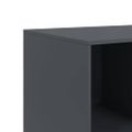 vidaXL Komoda antracitová 99x39x73 cm oceľ