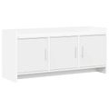 vidaXL TV skrinka 102 x 33 x 47 cm Biela Kompozitné drevo