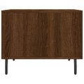 vidaXL Konferenčné stolíky 2 ks hnedý dub 50x50x40 cm kompozitné drevo
