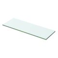 vidaXL Poličky 2 ks panel z priehľadného skla 50x12 cm