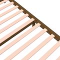 vidaXL Posteľný rám medovo-hnedý masívne drevo 120x200 cm
