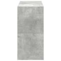 vidaXL Stojany na topánky 2 ks stohovateľné betónovo sivé 60x30x30,5cm