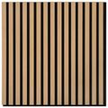 vidaXL Nástenné panely 2 ks 60,5 x 60 cm Prírodná