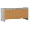 vidaXL TV skrinka 100 x 33 x 47 cm Betónovo sivá Kompozitné drevo