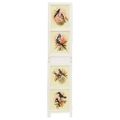 vidaXL Romdivider Panel Biela 212 x 165 cm MDF