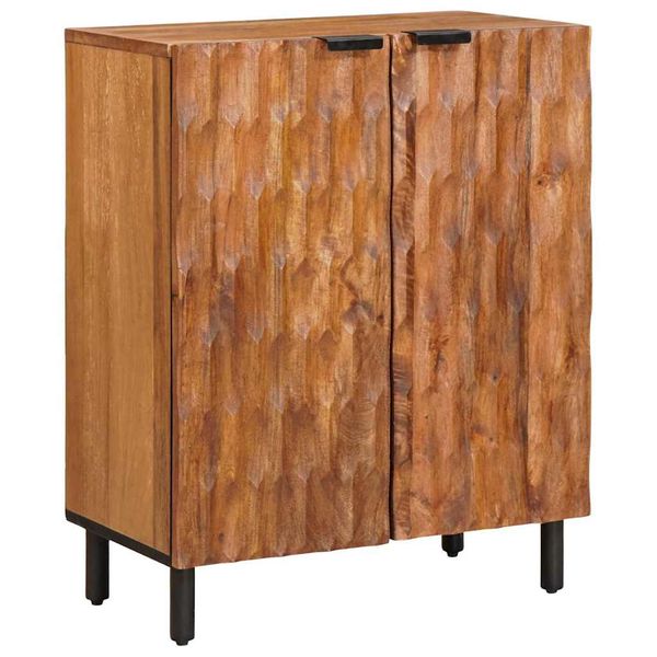 vidaXL Servírovacia skriňa Drevité hnedé dokončenie 60 x 33 x 75 cm