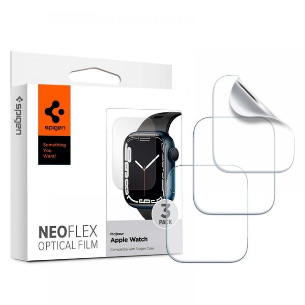 Ochranná fólia Spigen Neo Flex 3 balenie pre Apple Watch 4 / 5 / 6 / 7 / 8 / SE (44 / 45 mm)