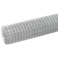 vidaXL Drôtené pletivo, pozinkovaná oceľ 10x0,5 m, strieborné