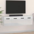 vidaXL Nástenné skrinky 2 ks lesklé biele 80x36,5x35 cm spracov. drevo