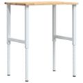 vidaXL pracovný stôl 80x60x(71,5-98) cm masívny dub