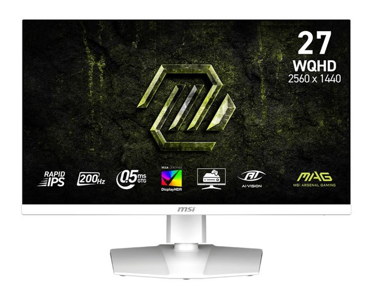 MSI MAG/274QRFW E20/27''/IPS/QHD/200Hz/0,5ms/Biela/3R