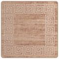 vidaXL Behúň MARSA Biela 100 x 100 cm Polyester a PVC