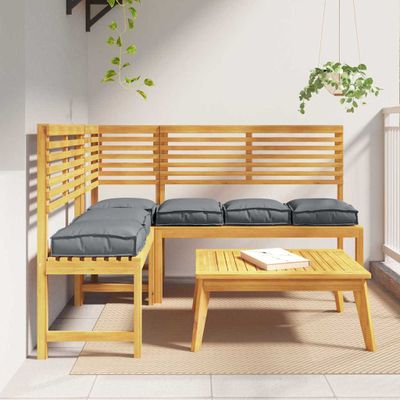 vidaXL Podložka 6 pcs Antracit 40 x 40 x 8 cm Oxfordská látka