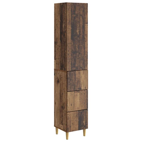 vidaXL Sada skríň 2 pcs 33 x 34,5 x 90 cm Kompozitné drevo