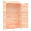 vidaXL Záhradná kôlňa 102x52x174,5 cm masívne jedľové drevo
