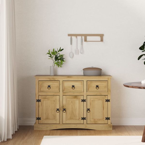 vidaXL Komoda Corona 115x43x79,5 cm masívna mexická borovica