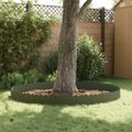 vidaXL Obrubník trávnika 10 ks 103 x 25 cm Oceľ Olivovo zelená