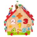 Montessori multifunkčný drevený domček Kruzzel 22564