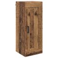 vidaXL Highboard Staré drevo 34,5 x 34 x 180 cm Kompozitné drevo