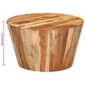 vidaXL Konferenčný stolík Ø52x30 cm masívne akáciové drevo
