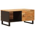 vidaXL Konferenčný stolík Hnedá 80 x 50 x 40 cm Masívne mango drevo