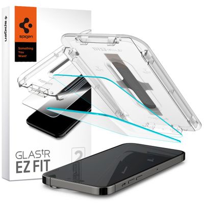Spigen tvrdené sklo Glas.TR 2-Pack pre iPhone 14 Pro Max 6,7" priehľadné