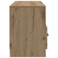 vidaXL TV skrinka 102 x 34,5 x 47 cm Dub artisan Kompozitné drevo