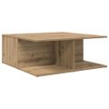 vidaXL Konferenčný stolík dub artisan 80 x 80 x 31 cm Kompozitné drevo