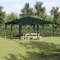 vidaXL Párty stan Zelená 400 x 400 x 266 cm Polyetylén a oceľ