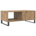 vidaXL Konferenčný stolík dub artisan 90x50x36,5 cm kompozitné drevo